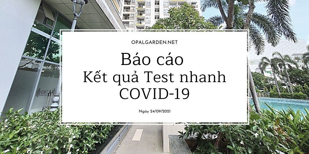 Báo Cáo Kết Quả Test Nhanh Covid-19